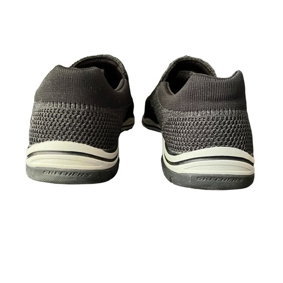 Mens Skechers Relaxed Fit Expected Gomel Grey Black Size 8 Style 65086 - Picture 4 of 10